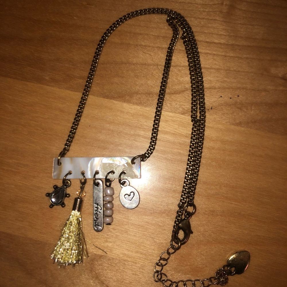Necklace with five charms
